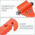 thumbnail image 3 of Car Rescue Hammers - 2X Emergency Hammer with Integrated Belt Cutter - Windshield Window Glass Breaker - Road Safety 19.2X7.3X3.4cm, 3 of 5