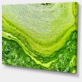 thumbnail image 2 of Eau Polluée avec des Algues en Vert - Grande Oeuvre Abstraite sur Toile, 2 of 4
