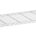 thumbnail image 3 of Étagère en fil métallique à 5 niveaux Supreme Whitmor - Support de rangement robuste sur roulettes, chrome, 3 of 5