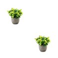 thumbnail image 3 of Redempat Plastic Easy To Clean Artificial Succulent Realistic Appearance Long-lasting Durability Eco-friendly newyellowbabysbreath 2Set, 3 of 6