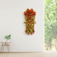 thumbnail image 4 of Simulated Rose Bouquets Simulated Flower Wall Hanging Baskets Decorative Landscaping Artificial Flowers Rattan Home Decor Flowers 85cm, 4 of 5