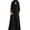 Black, variant on Women Plus Size Print Abaya Jilbab Muslim Maxi Dress Casual Kaftan Long Dress Muslim Dress Black Xxl