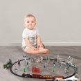 thumbnail image 4 of Classic Electric Train Toy Rails Train Model Railway Set Professional Vehicle Circuit Model Interactive Toy Child Birthday Gift, 4 of 6
