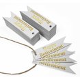 thumbnail image 3 of Inkdotpot Pack Of 100 Real Gold Foil Paper Tags Happy Retirement Favor Hang Tags, 3 of 6
