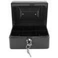 thumbnail image 3 of Cash Box, Security Lock Box Lock Case, Money Storage Box For Home Black, 3 of 8