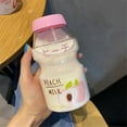 thumbnail image 2 of WHEANG Water Bottle Cute Bottle 16oz/500ml For For Girl For Yoga For Working For Adult, 2 of 8
