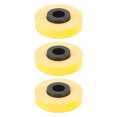 thumbnail image 2 of Label Maker Tape, 9mm Width Evenly Inking PET Material 3 Roll Scratch Resistant Label Maker Tape Refills Tear Resistant  For Vessel For 380 390 White,Yellow, 2 of 8