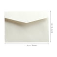 thumbnail image 2 of SWETRACE 100Pcs Multi-Purpose White Paper Envelopes for Letters Cards and Cash Packaging, 2 of 8