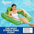 thumbnail image 3 of Aqua Leisure Zero Gravity Inflatable Swimming Pool Lounge Float, Green, 3 of 6