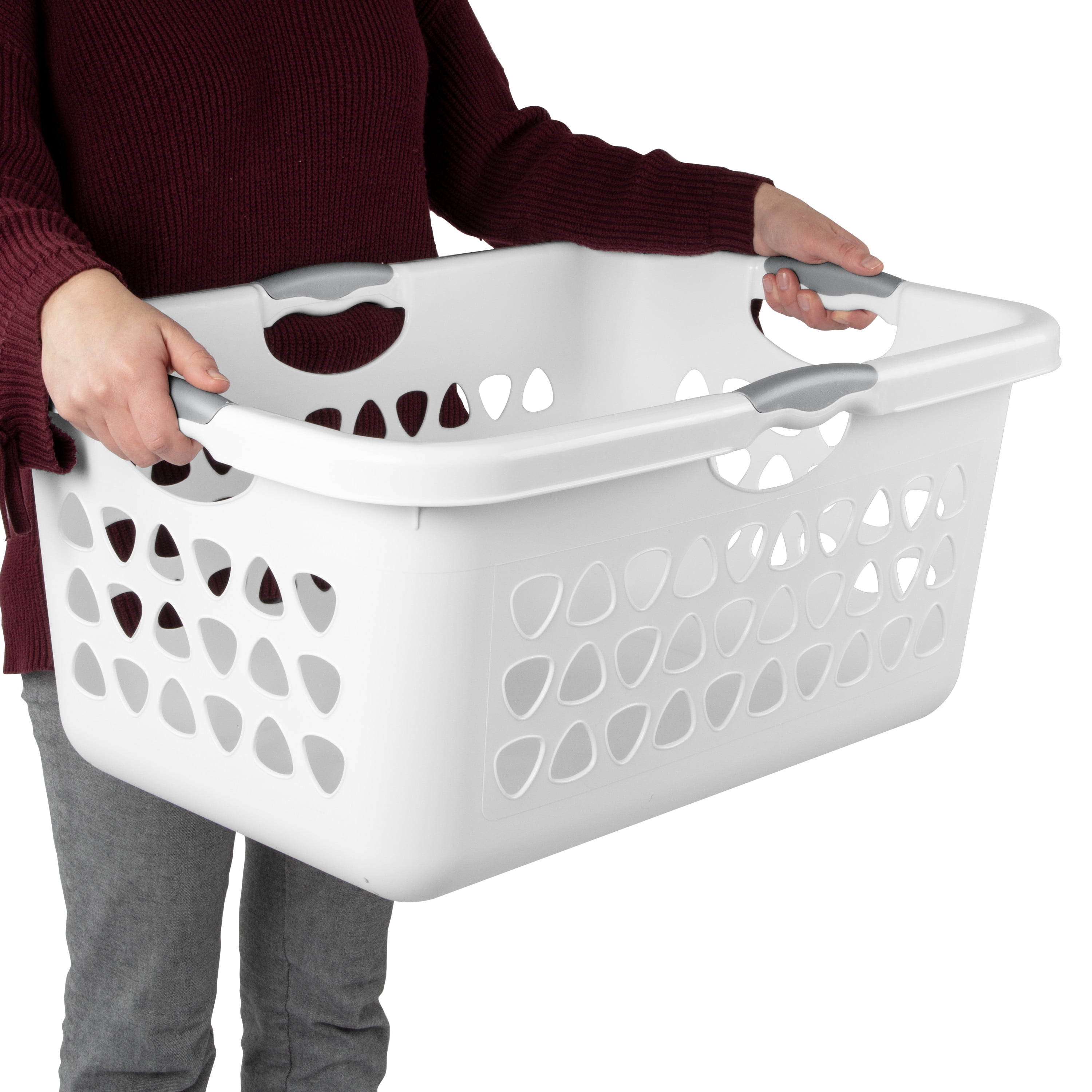Sterilite 71L Ultra™ Laundry Basket- White