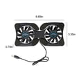 thumbnail image 3 of Carry Folding Heatsink Laptop Fan Cool Pad Octopuses Radiator Small and Easy to Carry Strong Winds Continuously Cool Your Computers Hardware, 3 of 6