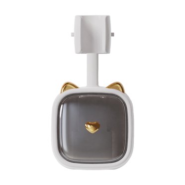 tredstone 1/2/3/5 Holder Waterproof Bathroom Adjustable Wall Punch Free Bracket Self Adhesive Moisture-proof Stand with Hanger White 1 Pc