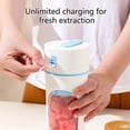 thumbnail image 4 of Matoen12 Orange Lemon Juicer Small Juicing Cup Home Mini Cup Portable Juicer Electric Portable USB Charging, 4 of 9