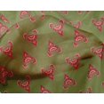 thumbnail image 4 of oneOone Silk Tabby Fabric Floral Block Print Fabric By The Yard 42 Inch Wide, 4 of 4