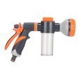 thumbnail image 2 of Hose Hand Sprayer, 8 Spray Pattern Garden Hose Nozzle Adjustable Prevent Slip  For Car Wash For Pet Shower, 2 of 8
