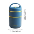 thumbnail image 3 of sdhkgrrt under $5 Insulated Lunch Box, Insulated Lunch Box Soup,Stainless Steel Food Jar,Portable Breakfast Thermos,Double Wall Food Container,Work Lunch Container, 3 of 6