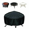 thumbnail image 2 of Outdoor Waterproof Round Patio Fire Pit Table Cover - Protects Your Fire Bowl, 2 of 5