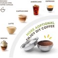 thumbnail image 4 of Stainless Steel Reusable Coffee Pod 150ml/5oz Compatible for Nespresso Vertuoline GCA1 and ENV135 Refillable Coffee Capsule Filter Espresso Size, 4 of 5