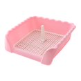 thumbnail image 1 of GROWTH TANK Training Pad Tray Dogs Mesh Toilet Detachable Pink Medium, 1 of 8