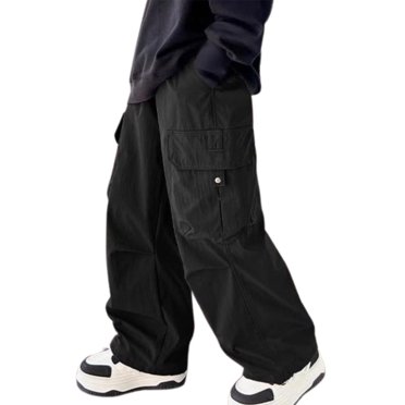 TIWEKE Pantalons pour Garçons Joggeurs Actifs Pantalons de Survêtement à Cordon Légers Confortables pour Enfants Jeu Extérieur, Taille 13-14 Ans