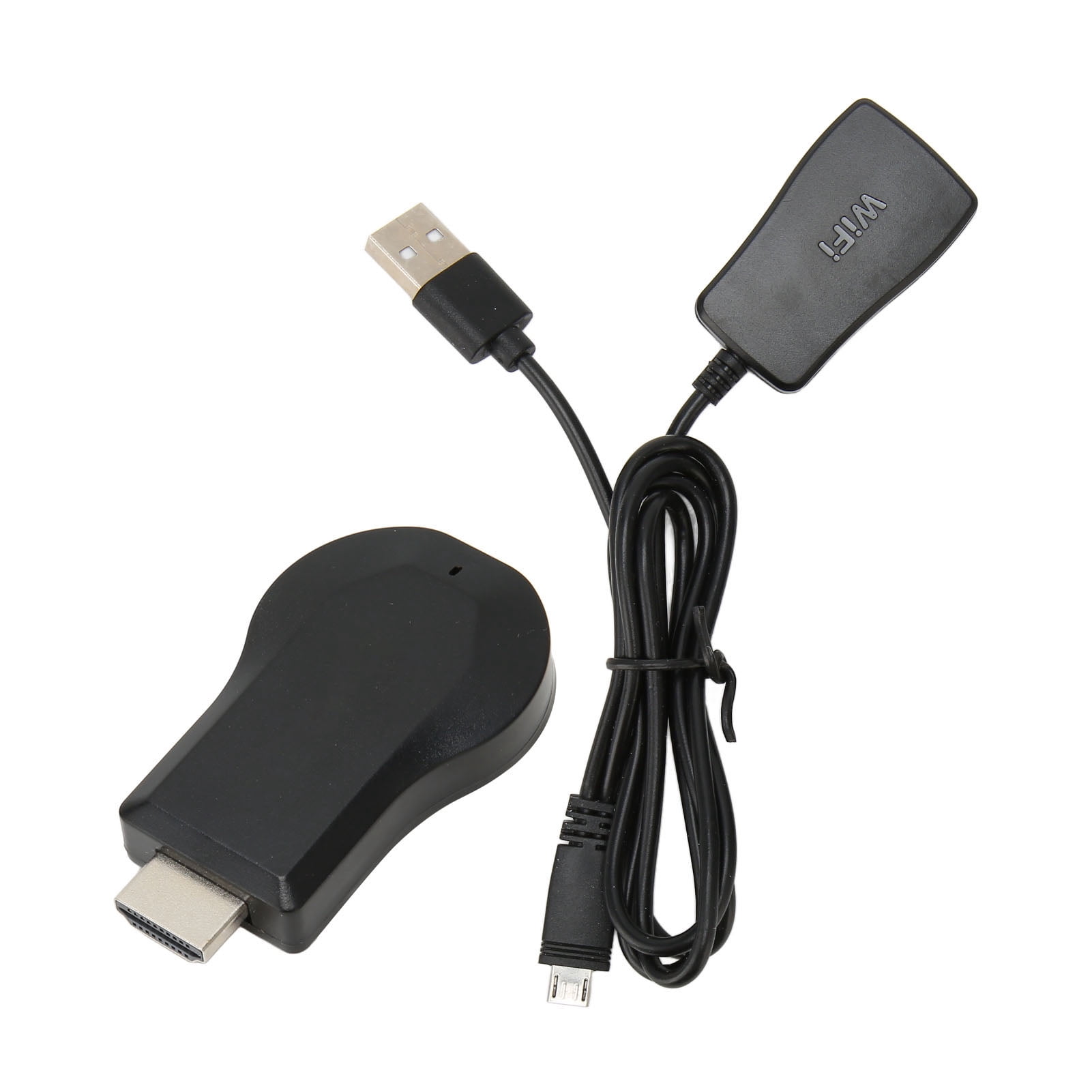 Wireless Display Adapter Dongle, 2.4G Automatic Upgrade ABS 1080P HD Multimedia Interface Compact Mobile Screen Mirroring Dongle  for  for TV