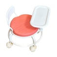 thumbnail image 3 of DOLITY Baby Dining Chair with Dining Tray with Swivel Casters Kids Chair for Eating Pink, 3 of 9