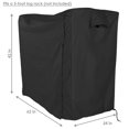thumbnail image 4 of Sunnydaze Housse de Support pour Bûches de Bois de Chauffage de 5 Pieds - Polyester Robuste Résistant aux Intempéries pour l'Extérieur avec Endos en PVC - Noir, 4 of 8