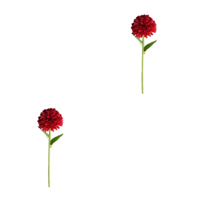 Baohd 1/2/3/5 10pack/lot Realistic Appearance Artificial Flower For Party Decor And Home Decor Red 2PCS