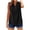 Black, variant on BLVB Womens Cotton Linen Tank Tops V Neck Casual Loose Cami Sleeveless Blouses Basic Shirt Summer Clothes Fashion Outfits