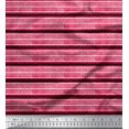 thumbnail image 1 of Soimoi Modal Satin Fabric Stripe Block Printed Fabric 1 Yard 42 Inch Wide, 1 of 3