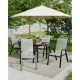 thumbnail image 1 of GloryStar Patio Chairs Set of 4, Stackable & Lightweight Outdoor Patio Chairs Set with All-Weather Breathable Teslin Material for Backyard, Lawn, Garden, Poolside(Only 4 Chairs), 1 of 7