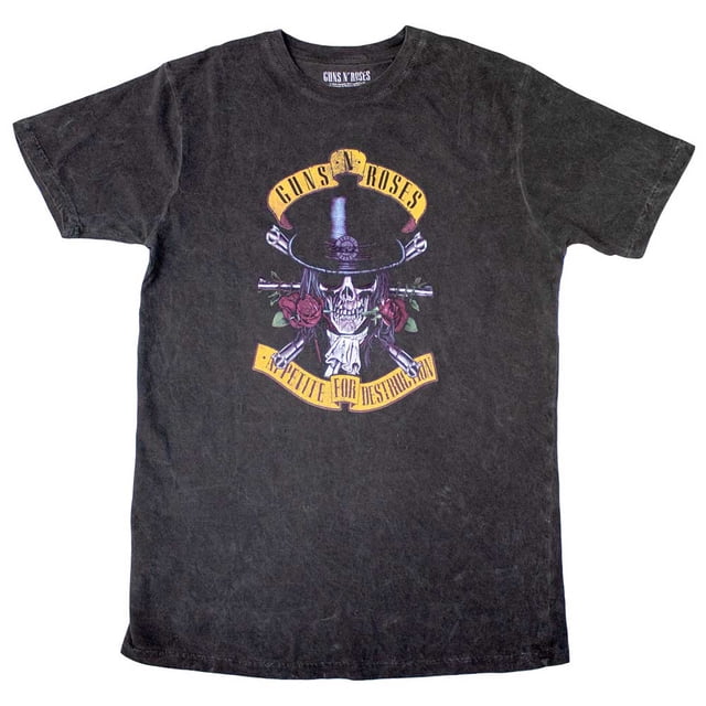 Guns N Roses Unisex T-Shirt Appetite Washed (Wash Collection)