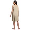 thumbnail image 4 of Moomaya Robe de Nuit Trapèze Sans Manches Imprimée pour Femme en Coton, 4 of 6