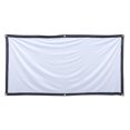 thumbnail image 1 of 1 Set Anti Crease Projector Screen 60 Inch 16:9 Foldable Projection Movie Screen, 1 of 9