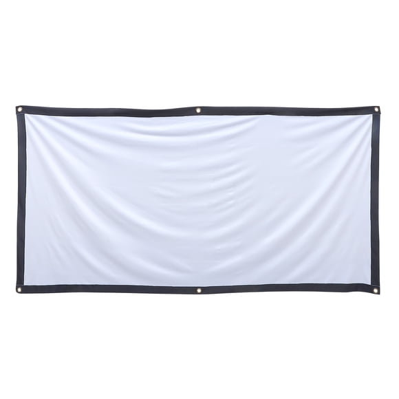 1 Set Anti Crease Projector Screen 60 Inch 16:9 Foldable Projection Movie Screen