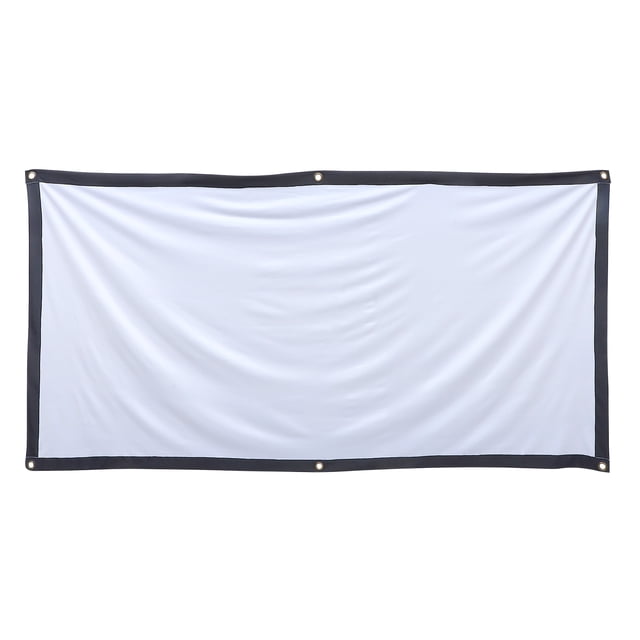 1 Set Anti Crease Projector Screen 60 Inch 16:9 Foldable Projection Movie Screen