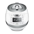 thumbnail image 1 of CUCKOO CRP-BHSS0609F | 6-Cup (Uncooked) Induction Heating Pressure Rice Cooker | 16 Menu Options, Made in Korea | White, 1 of 10