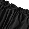 thumbnail image 4 of Offres de Liquidation d'Hiver! Mode pour Femmes, Robe Longue Gothique à Manches Courtes avec Laçage, Noir, TTG, 4 of 5