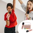 thumbnail image 1 of Portable Outdoor Karaoke Speaker Mini Wireless Microphone Home Sing Microphone Integrated Machine Bluetooth Speaker With Two Microphones, 1 of 6