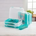 thumbnail image 4 of Sterilite Divided Case Stackable Plastic Small Storage Lidded Container, 6 Pack, 4 of 10