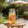 thumbnail image 4 of weibbin Jug Plastic Juices Pitcher PC High Temperature Proof Bar KTV Beverage Jug For Restaurant Fruit Tea 1L, 4 of 6