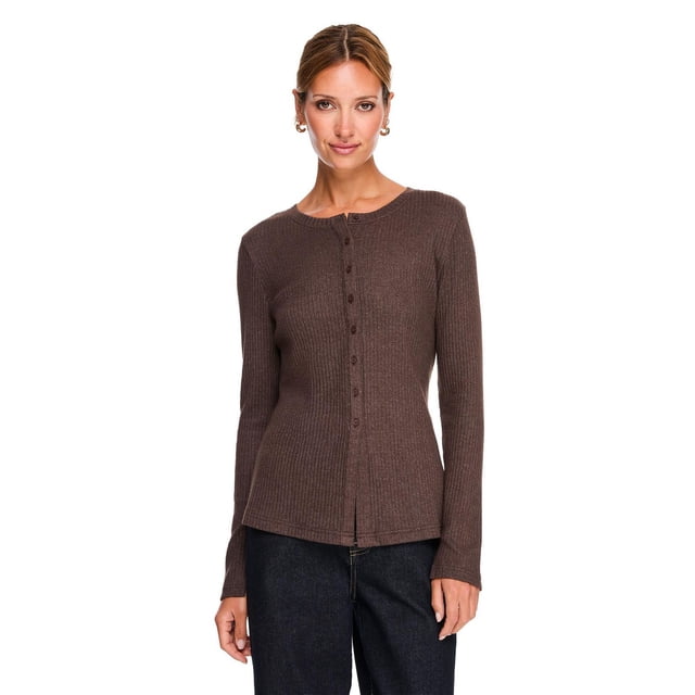 Cardigan côtelé George pour femmes