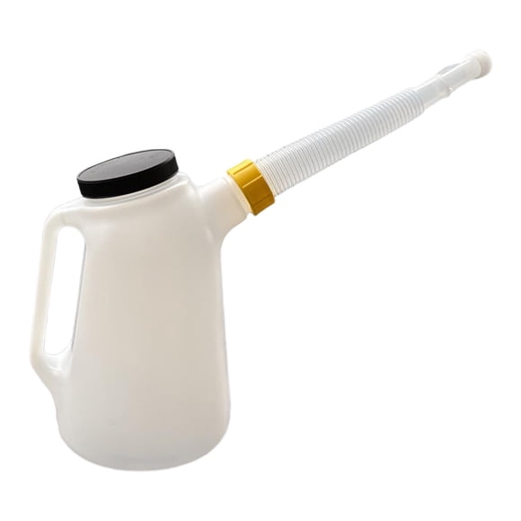 Xuanheng Pichet d'Huile à Long Bec pour Voiture Robuste avec Échelle Distributeur d'Huile de Moteur Pratique 4 L