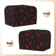thumbnail image 3 of Toaster Cover 4 Slice Terror Dustproof Bread Maker Cover Fingerprint Bakeware Protection Wide Slot Toaster Bag Reusable Kitchen Small Appliance Cover TC278, 3 of 5