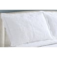 thumbnail image 3 of Marina Decoration Embroidered Stitching Coverlet Bedspread Ultra Soft Solid Bedding Summer Quilt Set with Quilted Sham, White Floral Paisley Pattern, 3 of 6