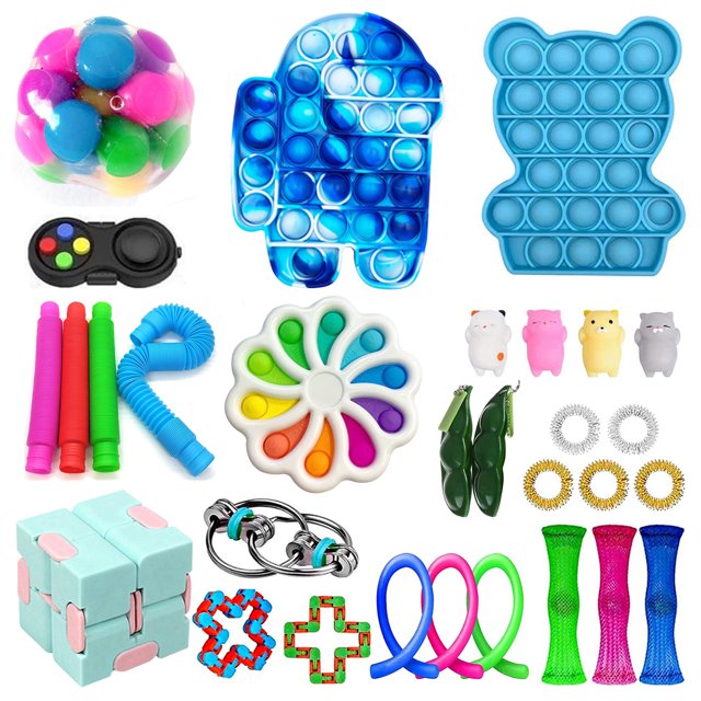 Honganda DIY Decompression Toy Set, Press Type Stress Relief Toys Kit