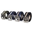 thumbnail image 3 of Men Belt Dual Alloy Buckle All-match Adjustable Webbing Belt Canvas Web Belt, 3 of 8