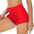 thumbnail image 3 of zanvin Bas de Bikini Taille Haute pour Femme Bas de Maillot de Bain, Rouge, P, 3 of 3