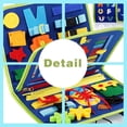 thumbnail image 3 of Dvkptbk Busy Board Sensory Toy Set For Autisms Dinosaur Theme Undersea Theme 26 Letters Learning Activities Motor Skills Travel Toy Maximum Activity, 3 of 7