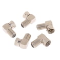 thumbnail image 1 of 5 pieces 90 Degree Coaxial Cable TV Adapter Connector RG6, 1 of 6